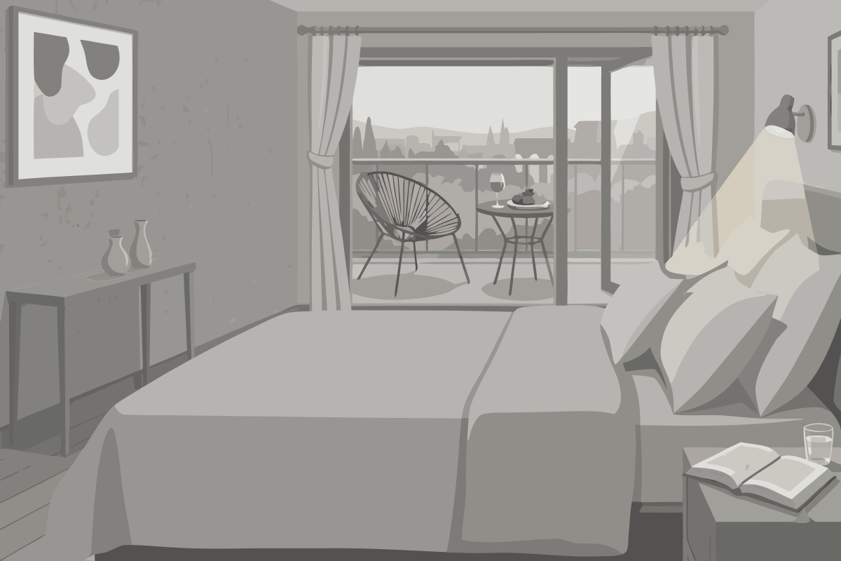 Chambre Double ou Lits Jumeaux avec Lit d'Appoint